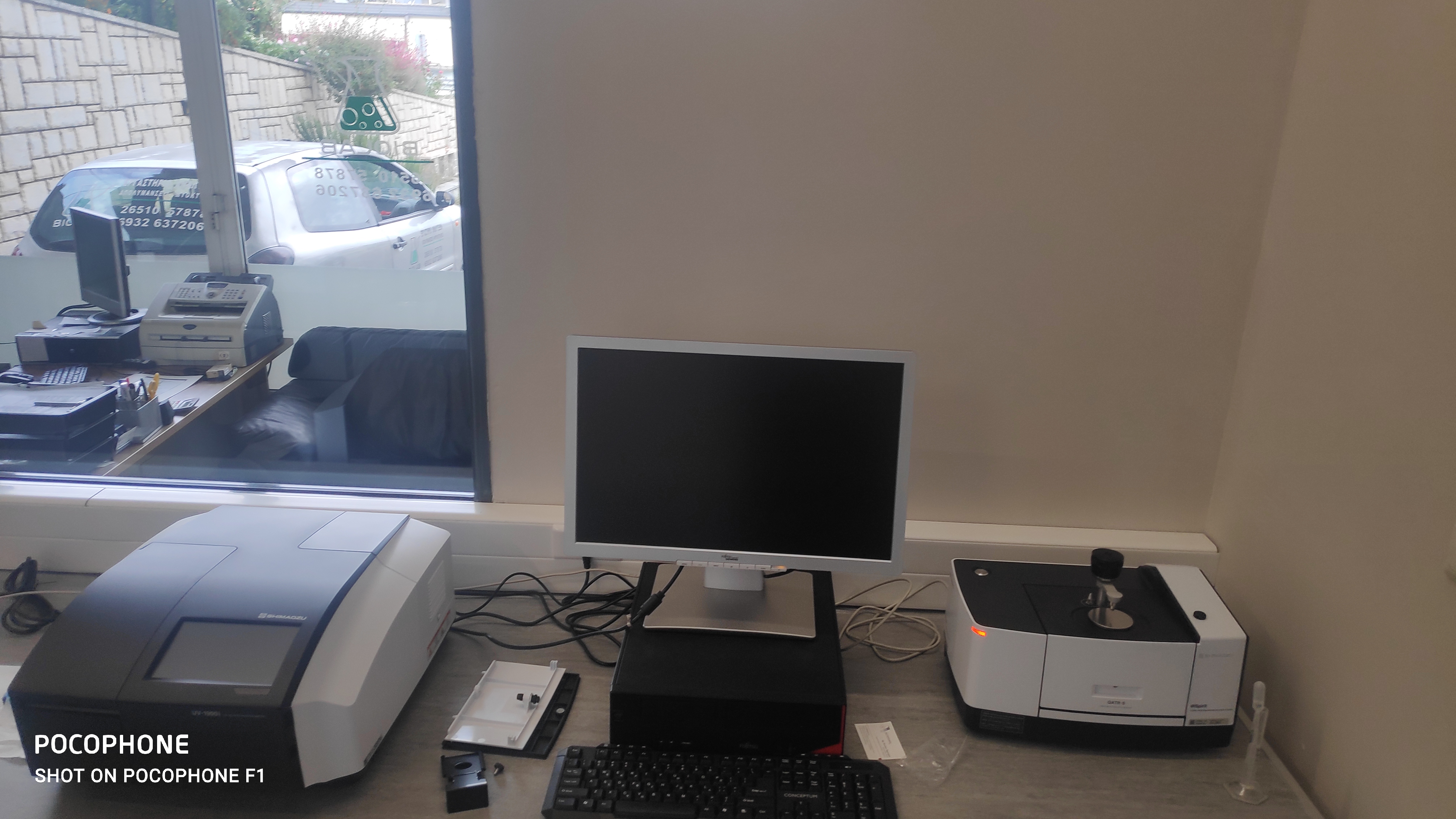 Εξοπλισμός FTIR και UV–Vis Shimadzu στο εργαστήριο BIOLAB